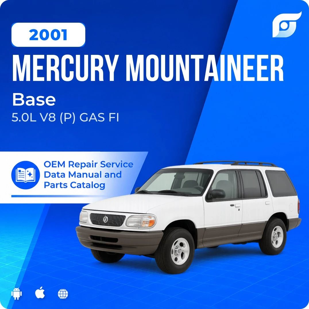 2001 Mercury Mountaineer Base - OEM Repair Service Manual