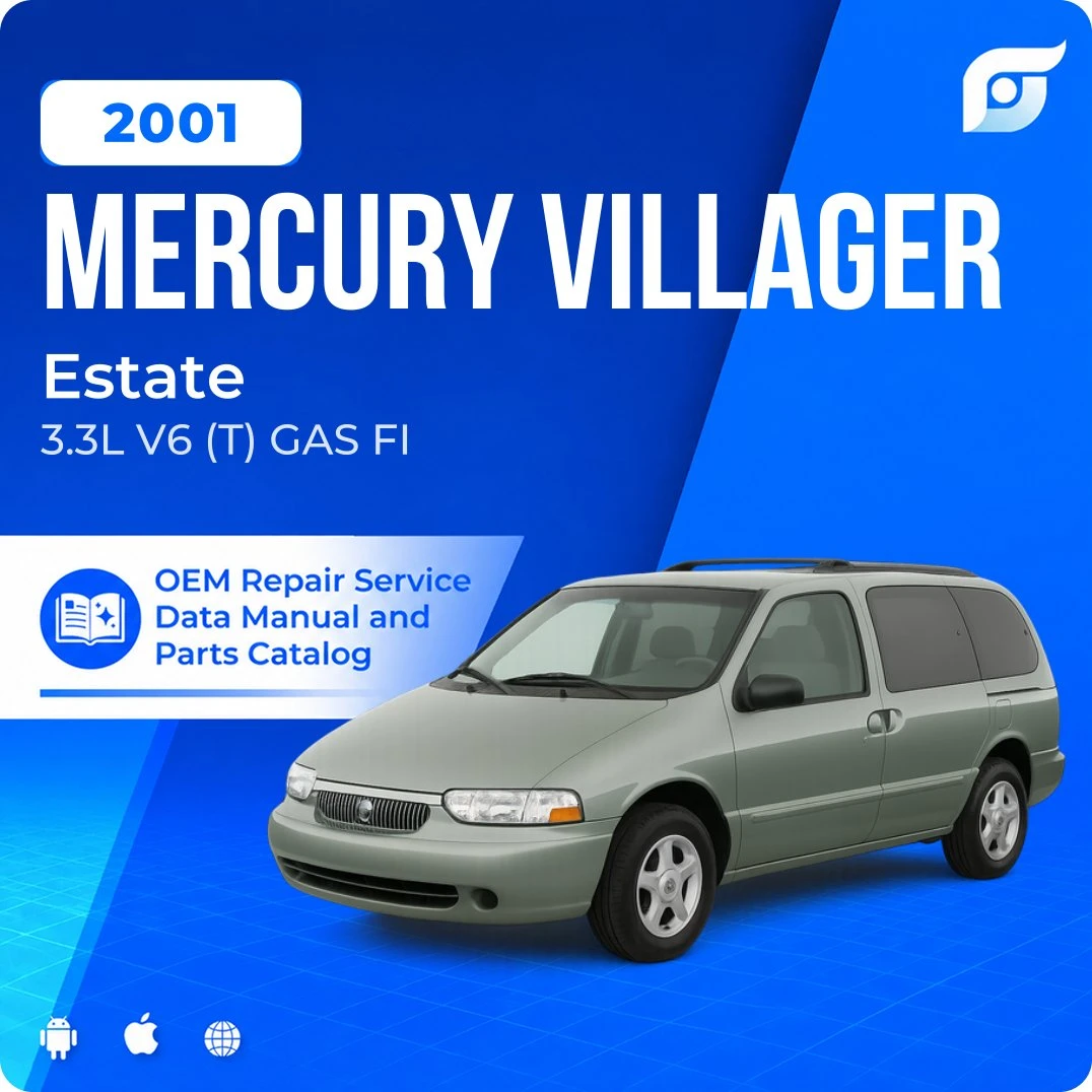 2001 Mercury Villager Estate - OEM Repair Service Manual