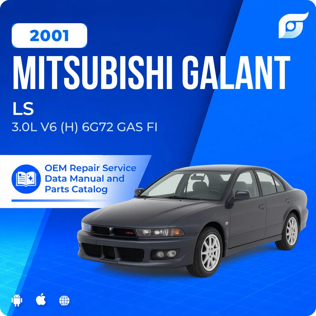 2001 Mitsubishi Galant LS - OEM Repair Service Manual