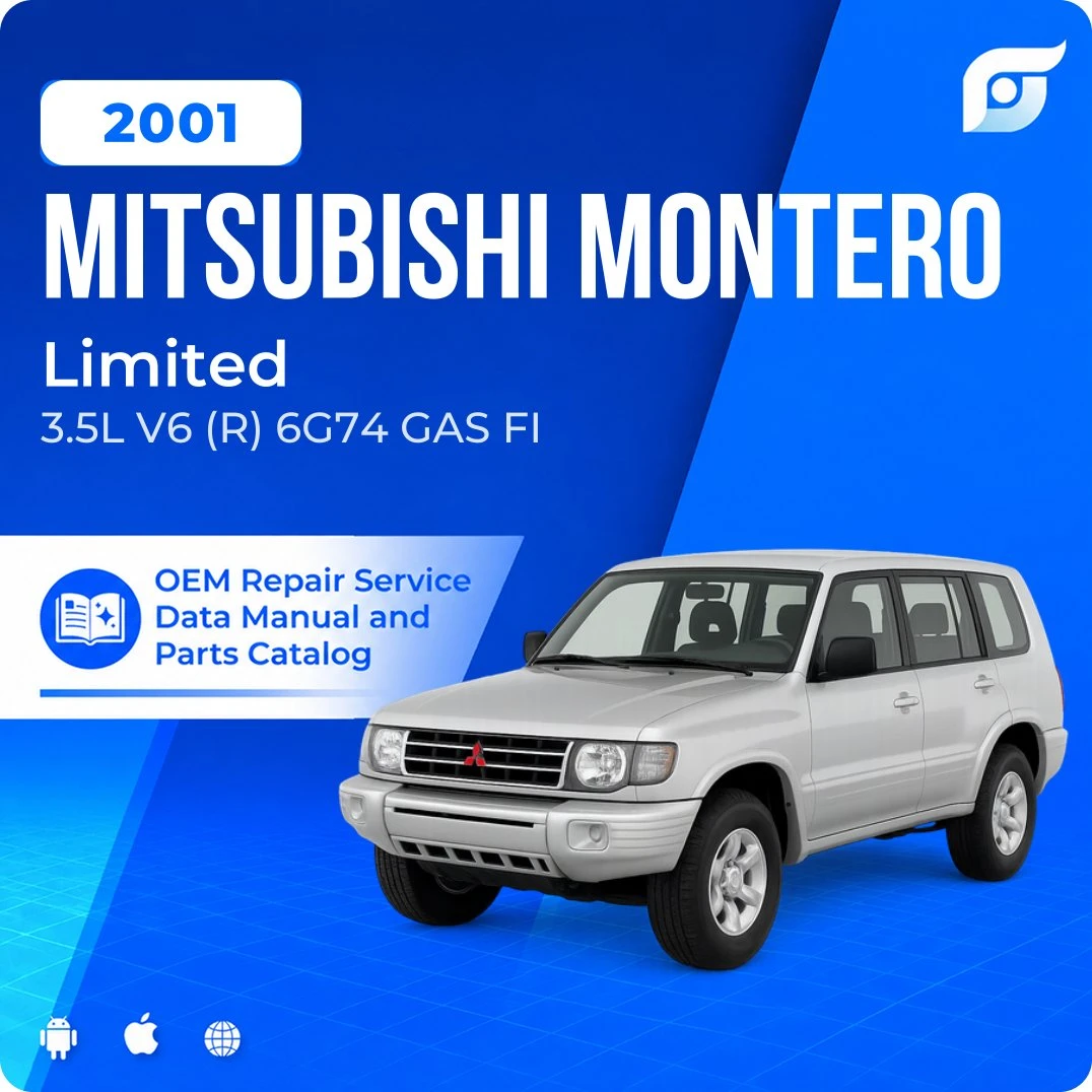 2001 Mitsubishi Montero Limited - OEM Repair Service Manual