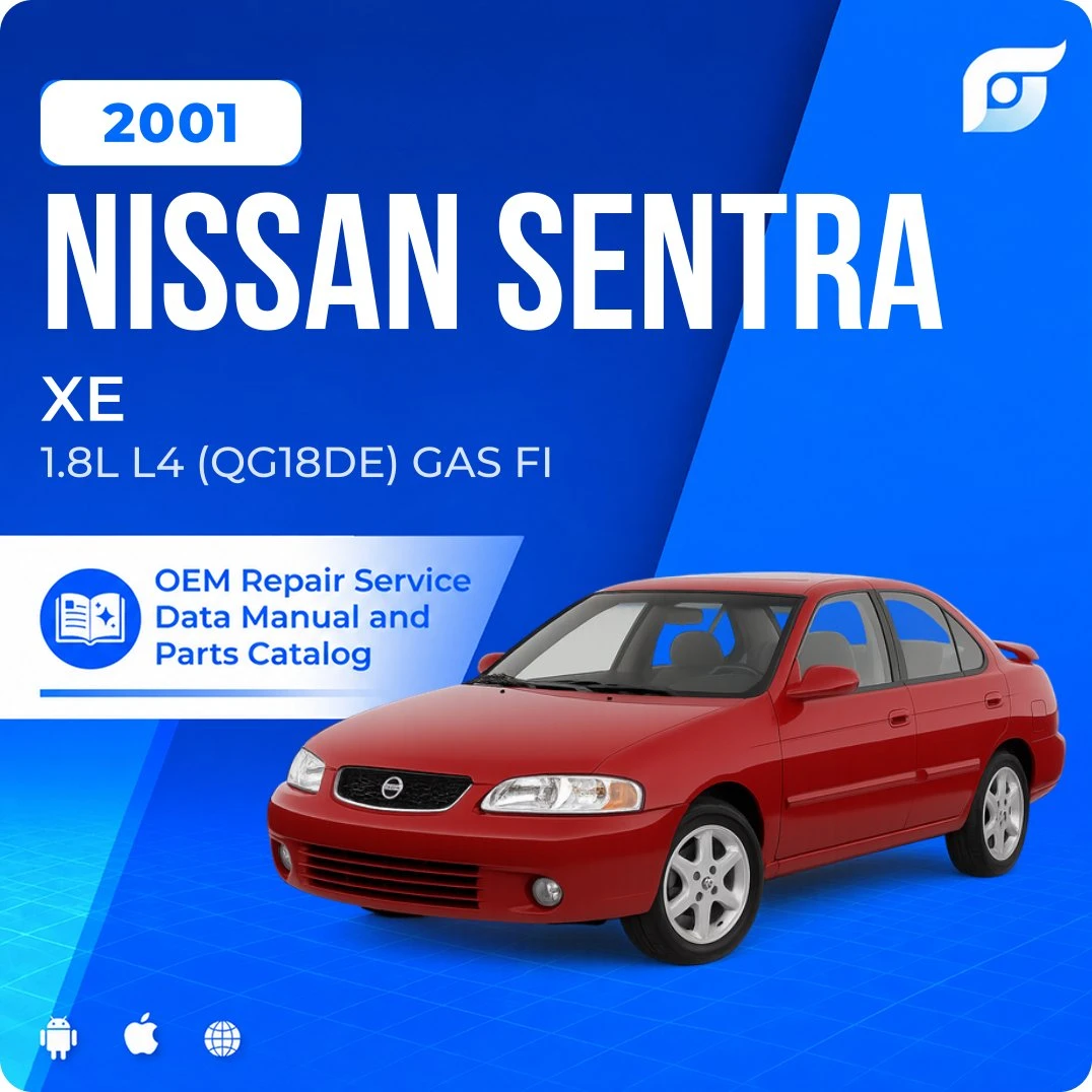 2001 Nissan Sentra XE - OEM Repair Service Manual