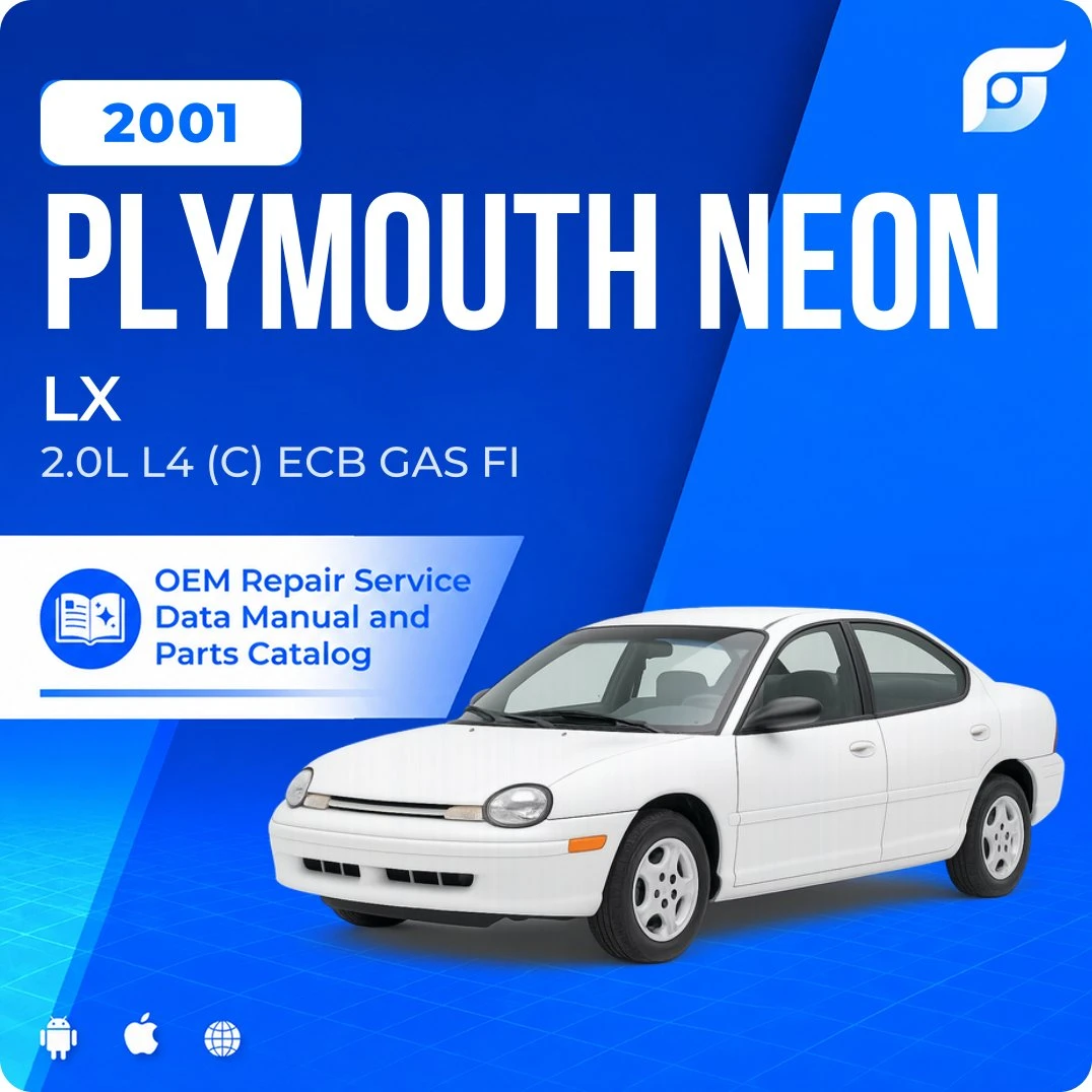 2001 Plymouth Neon LX - OEM Repair Service Manual