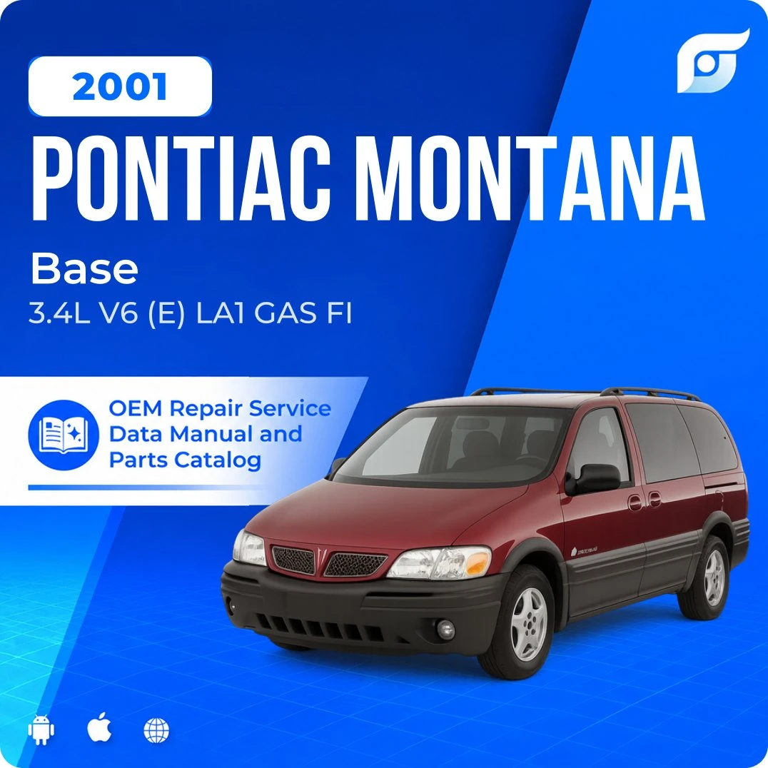 2001 Pontiac Montana Base - OEM Repair Service Manual