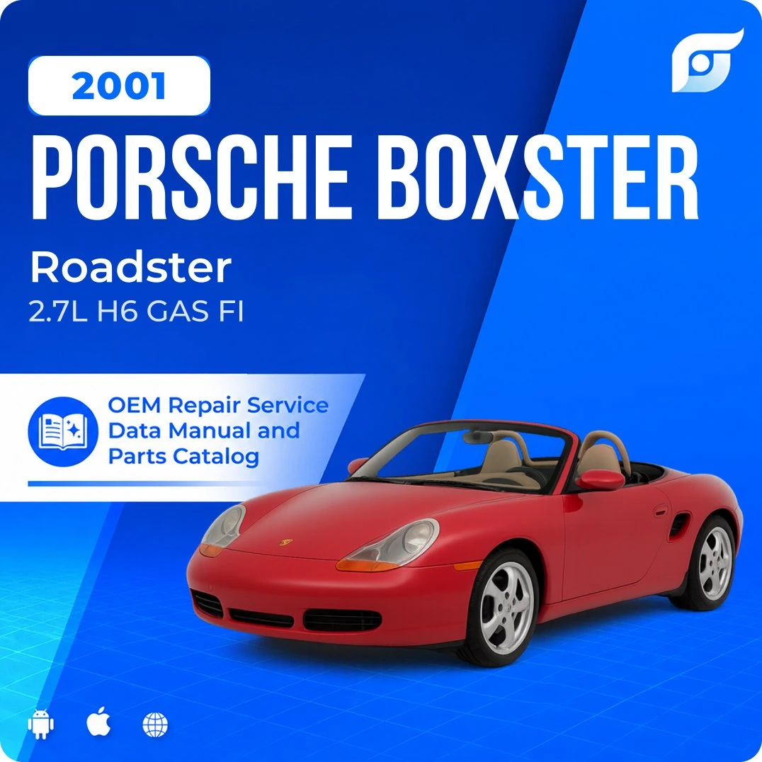 2001 Porsche Boxster Roadster - OEM Repair Service Manual