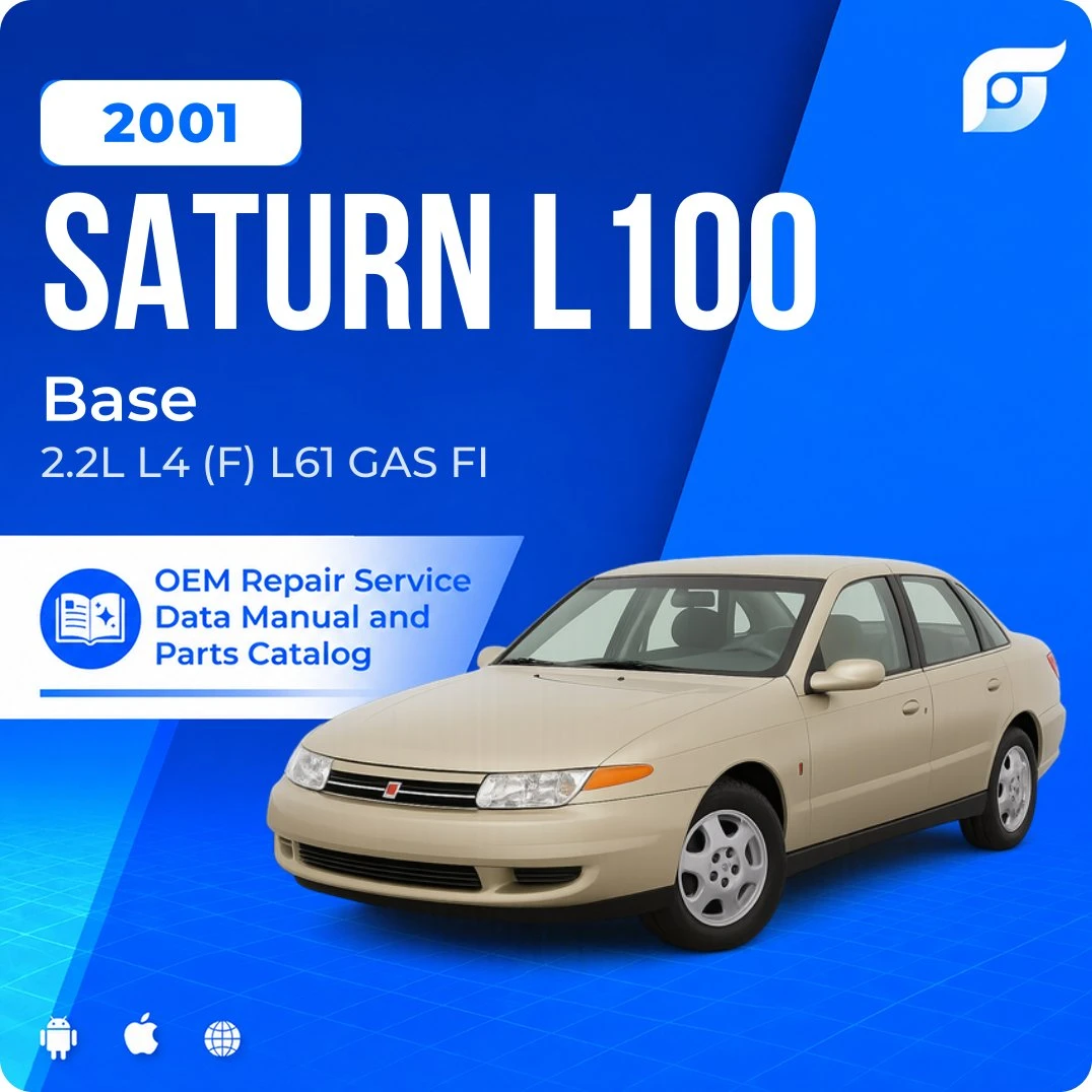 2001 Saturn L100 Base - OEM Repair Service Manual