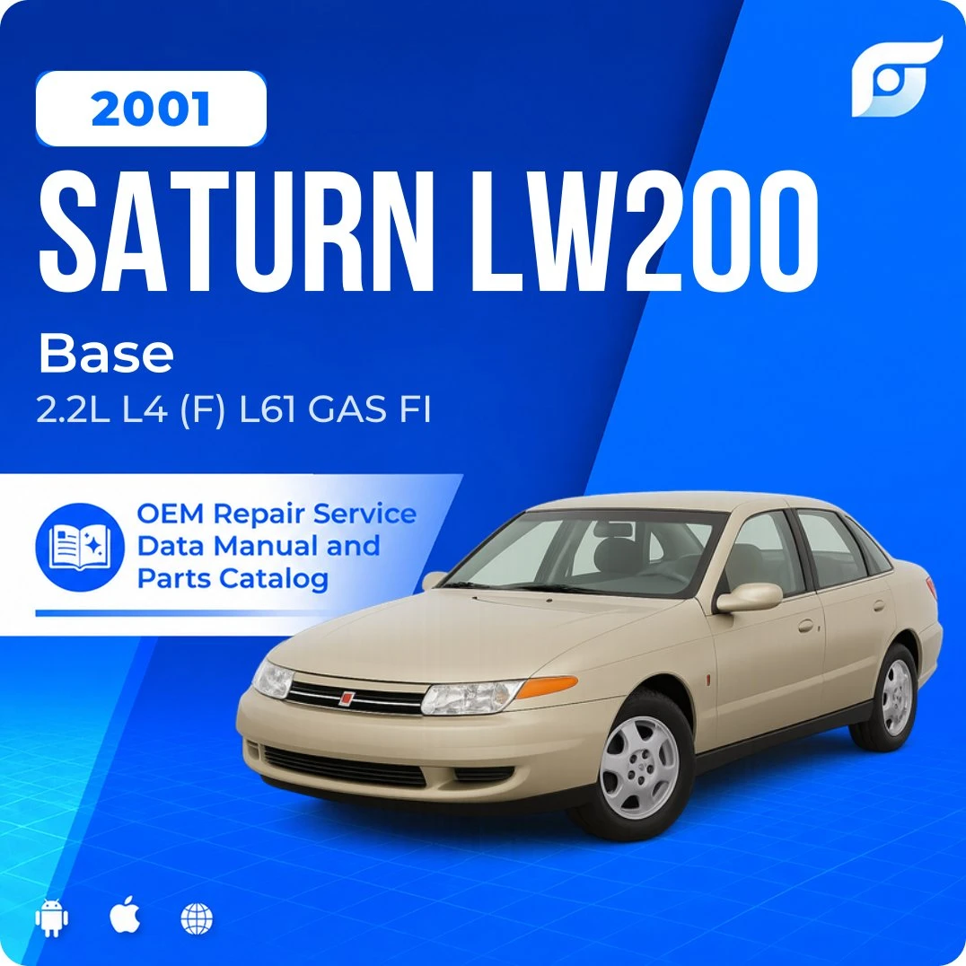 2001 Saturn LW200 Base - OEM Repair Service Manual