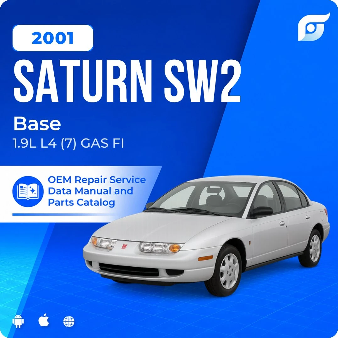 2001 Saturn SW2 Base - OEM Repair Service Manual