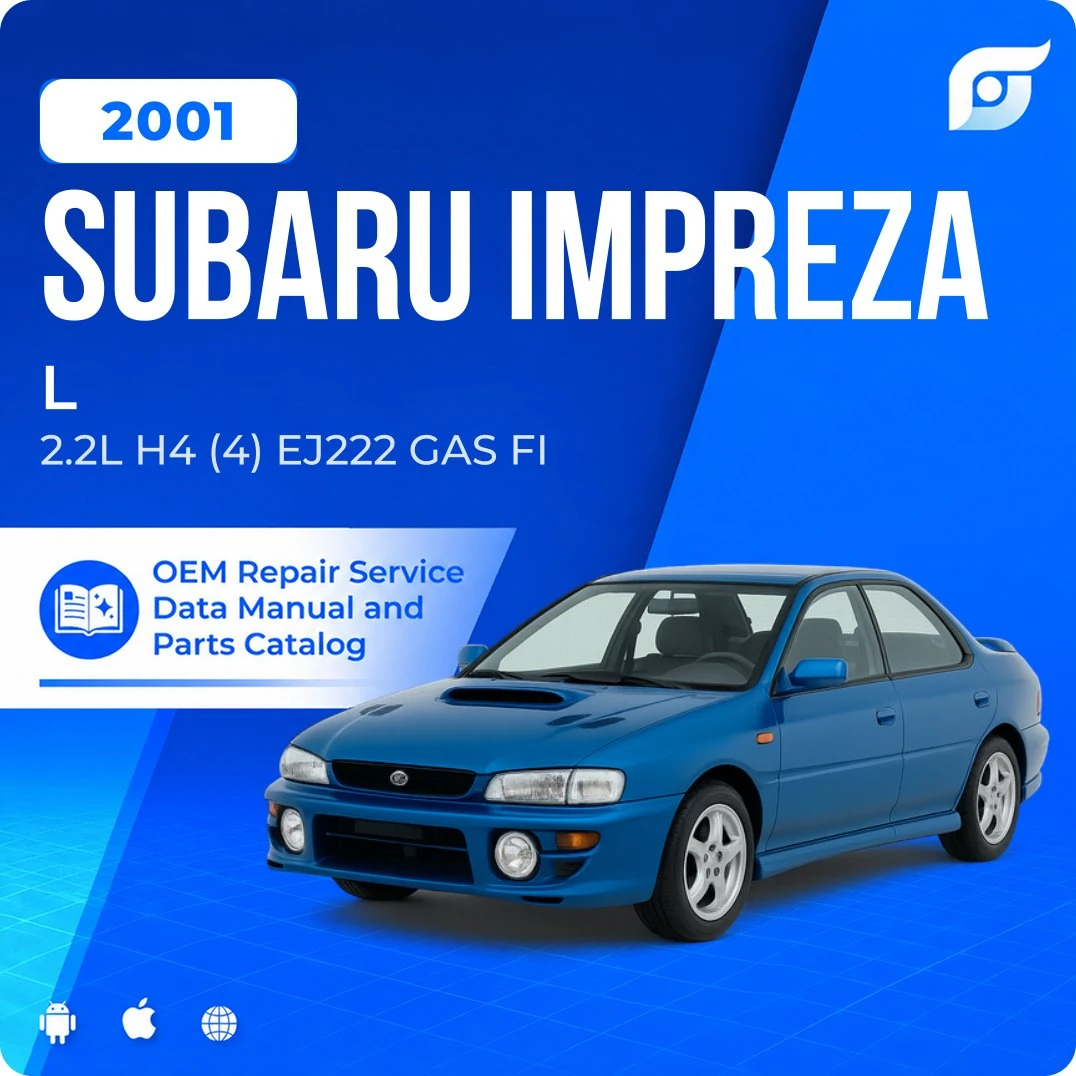 2001 Subaru Impreza L - OEM Repair Service Manual