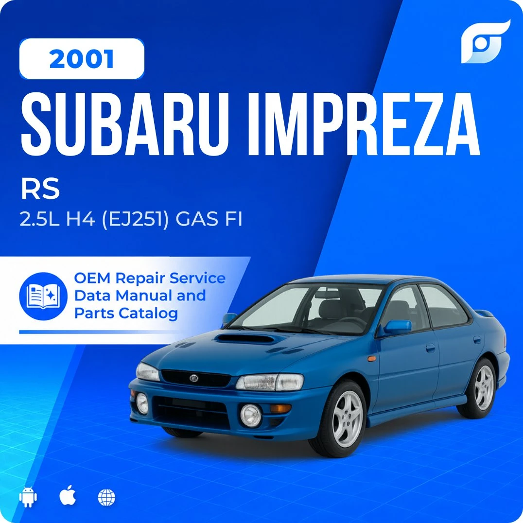2001 Subaru Impreza RS - OEM Repair Service Manual