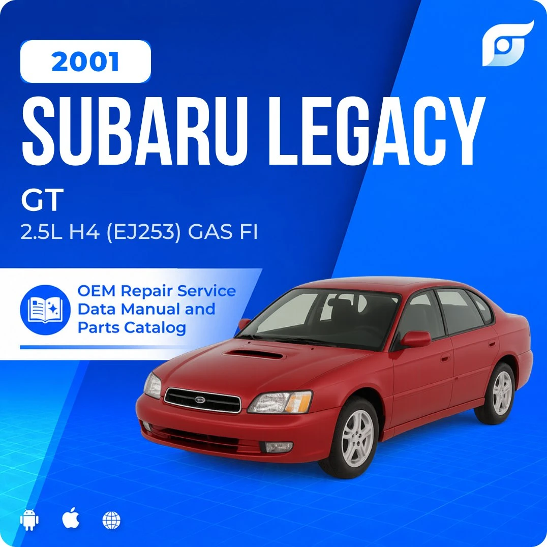 2001 Subaru Legacy GT - OEM Repair Service Manual