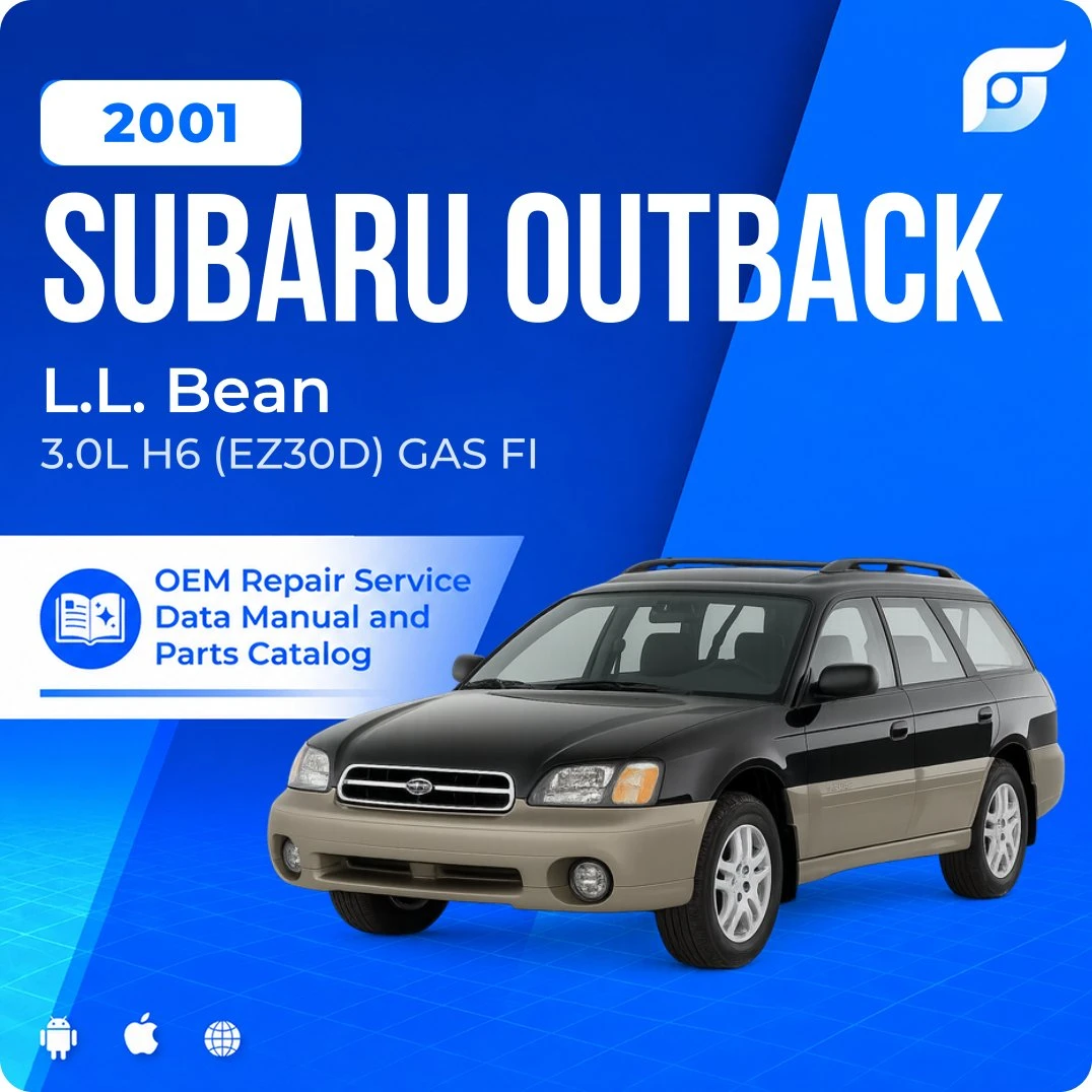 2001 Subaru Outback L.L. Bean - OEM Repair Service Manual