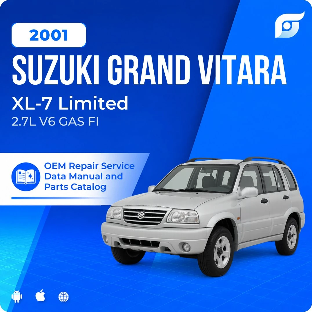 2001 Suzuki Grand Vitara XL-7 Limited - OEM Repair Service Manual