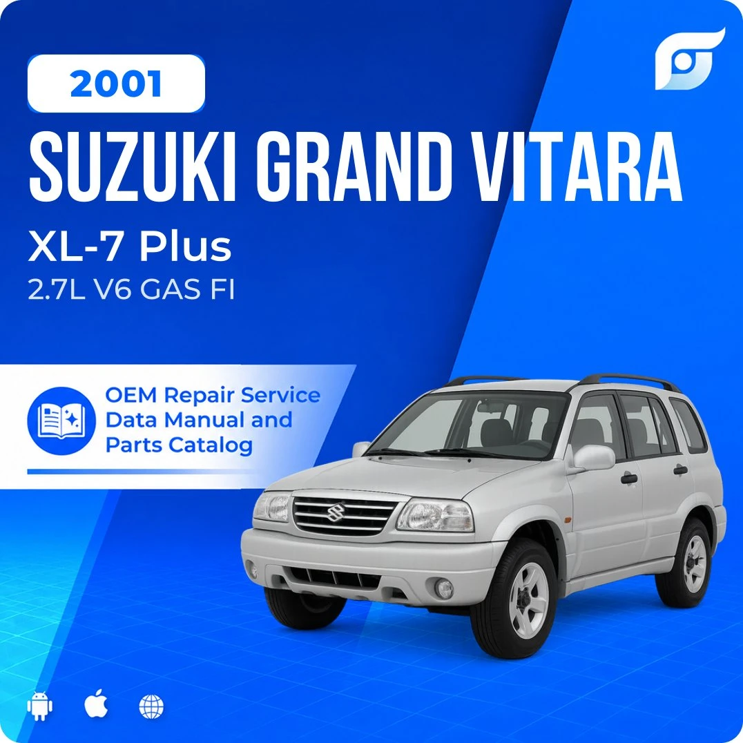 2001 Suzuki Grand Vitara XL-7 Plus - OEM Repair Service Manual