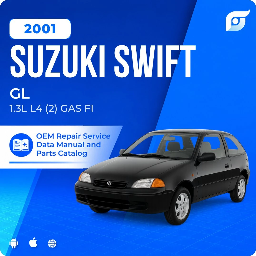 2001 Suzuki Swift GL - OEM Repair Service Manual