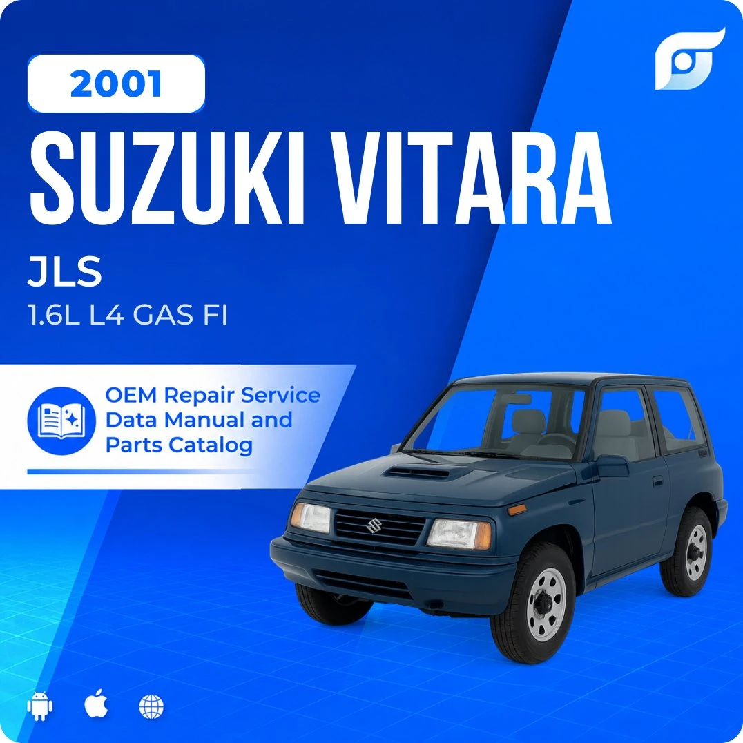 2001 Suzuki Vitara JLS - OEM Repair Service Manual
