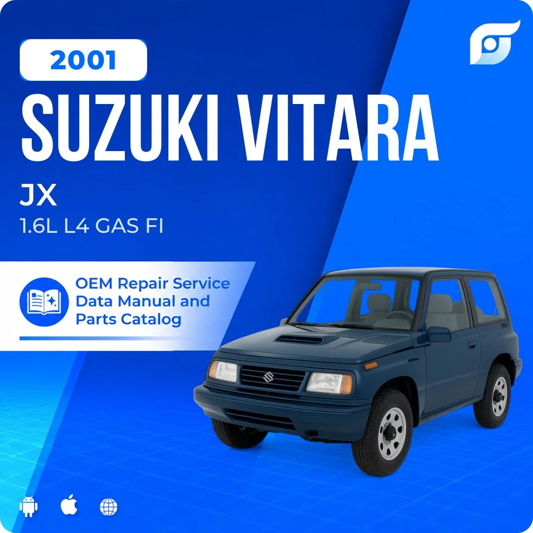 2001 Suzuki Vitara JX - OEM Repair Service Manual