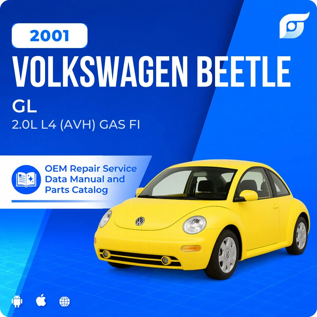 2001 Volkswagen Beetle GL - OEM Repair Service Manual