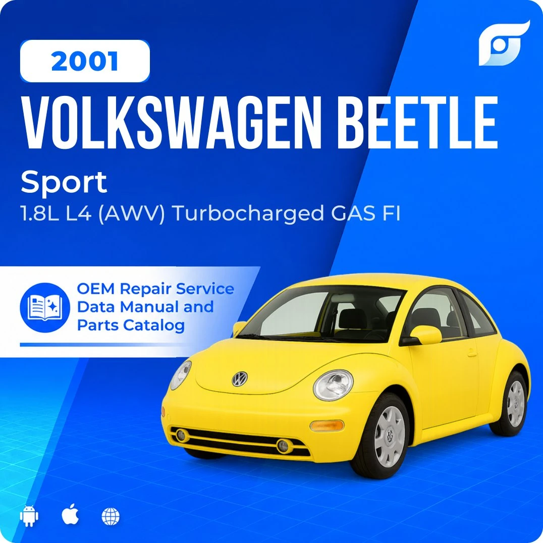 2001 Volkswagen Beetle Sport - OEM Repair Service Manual