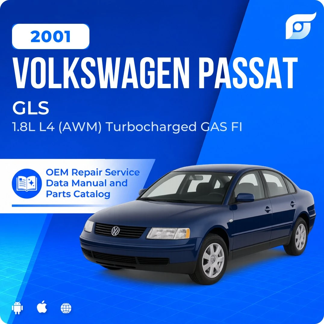 2001 Volkswagen Passat GLS - OEM Repair Service Manual