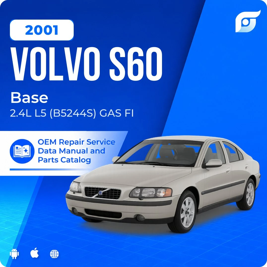 2001 Volvo S60 Base - OEM Repair Service Manual