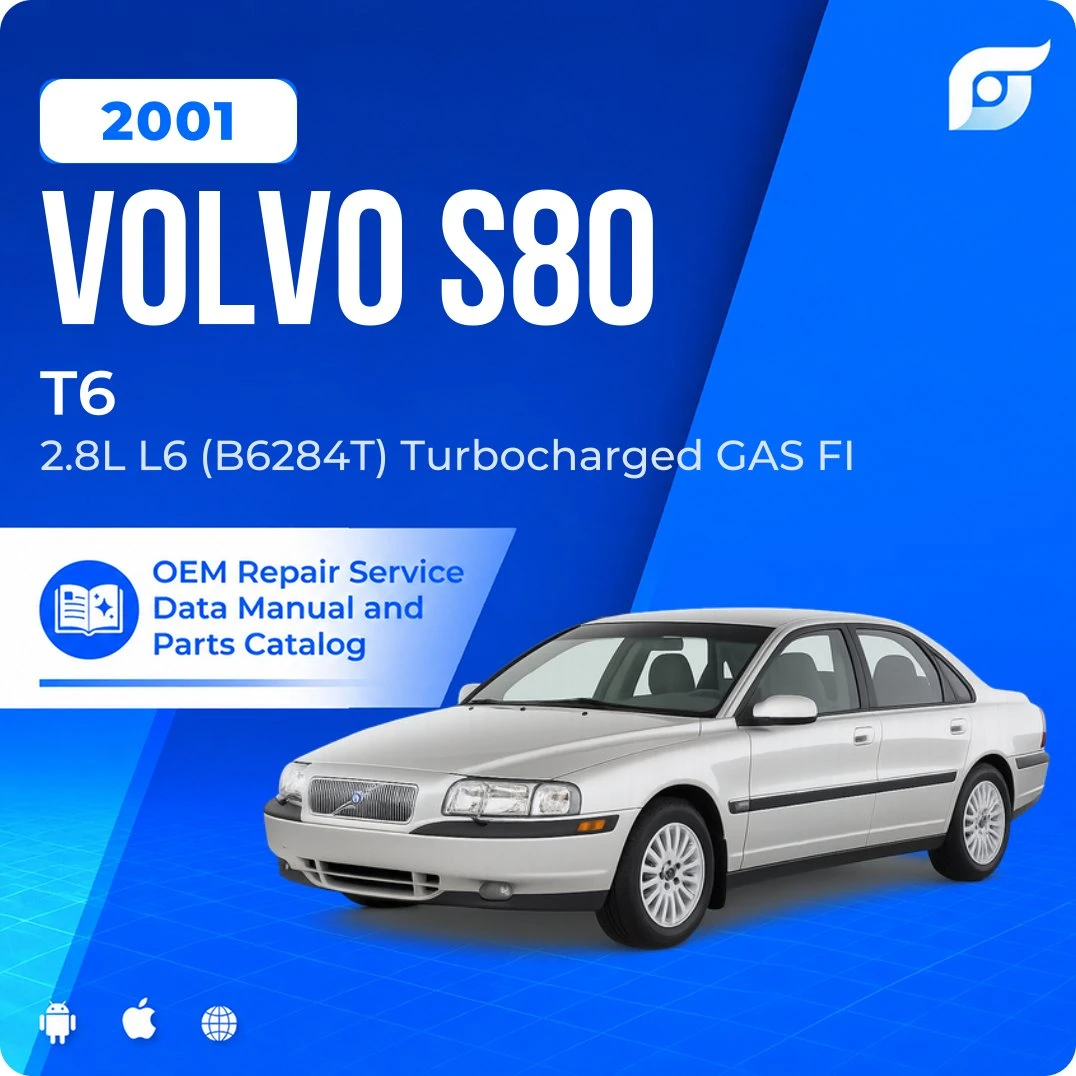 2001 Volvo S80 T6 - OEM Repair Service Manual