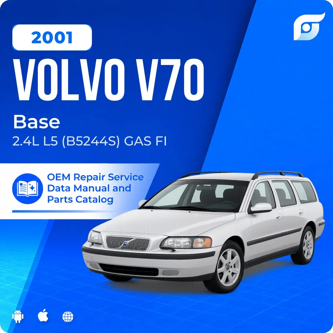 2001 Volvo V70 Base - OEM Repair Service Manual