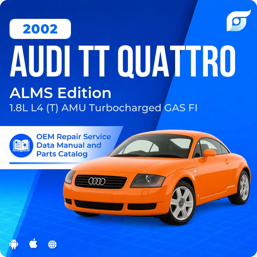 2002 Audi TT Quattro ALMS Edition - OEM Repair Service Manual