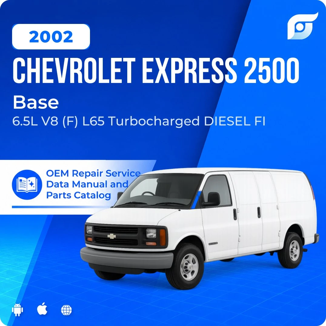 2002 Chevrolet Express 2500 Base - OEM Repair Service Manual