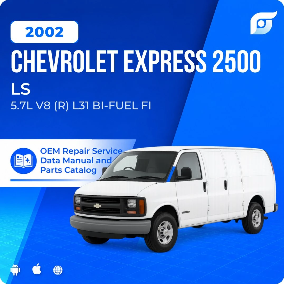 2002 Chevrolet Express 2500 LS - OEM Repair Service Manual