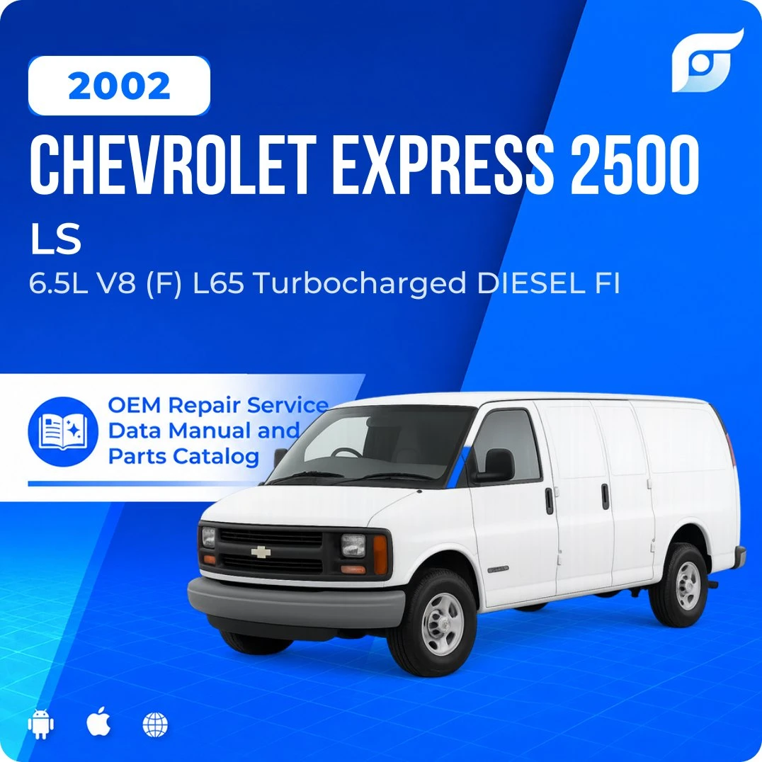 2002 Chevrolet Express 2500 LS - OEM Repair Service Manual