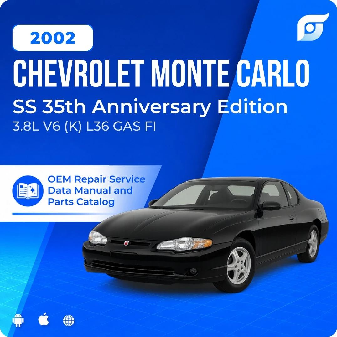 2002 Chevrolet Monte Carlo SS 35th Anniversary Edition - OEM Repair Service Manual