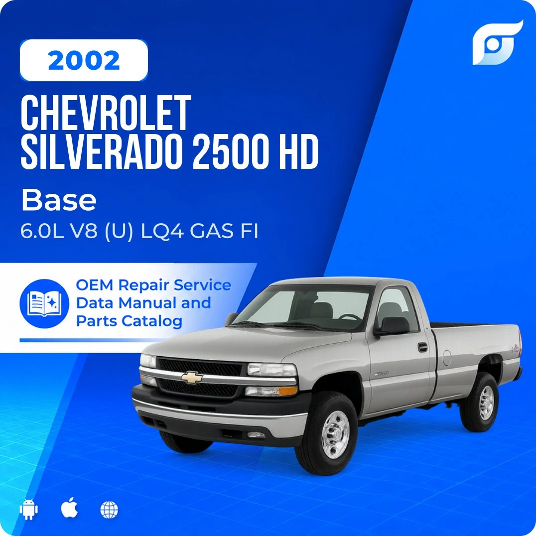 2002 Chevrolet Silverado 2500 HD Base - OEM Repair Service Manual