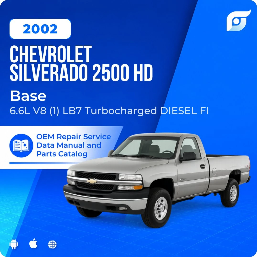 2002 Chevrolet Silverado 2500 HD Base - OEM Repair Service Manual