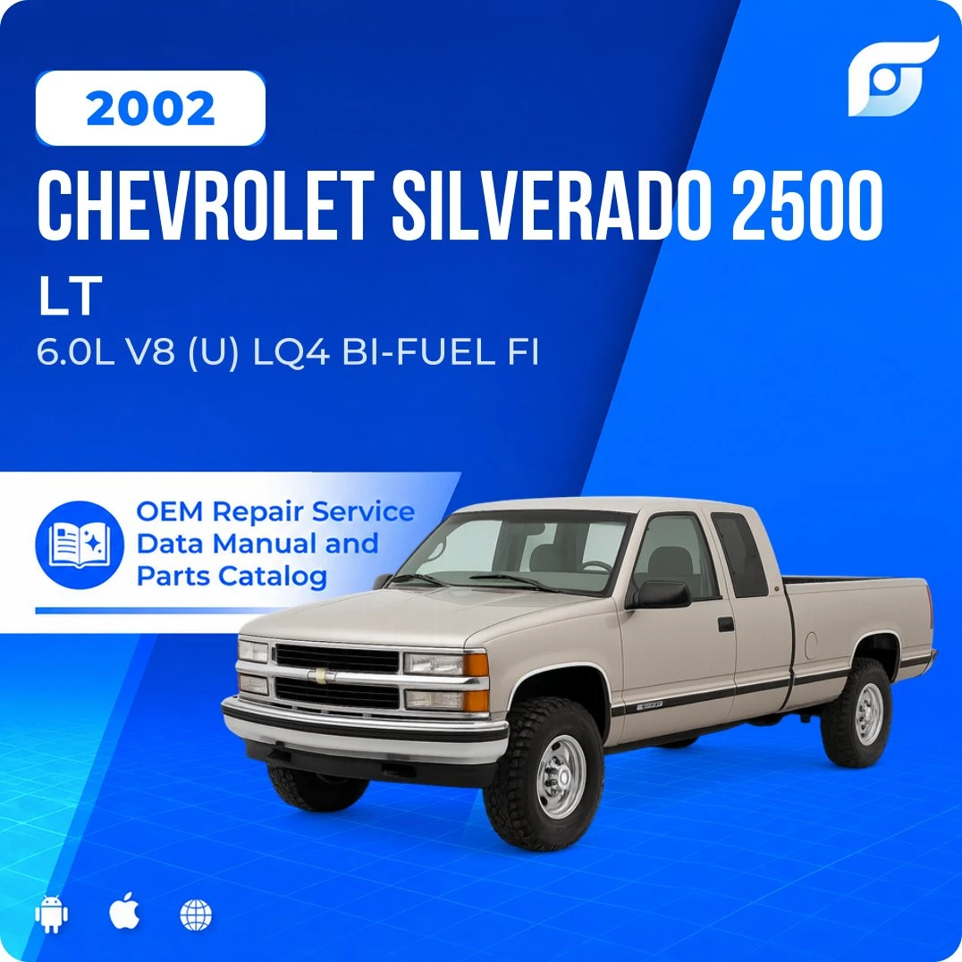 2002 Chevrolet Silverado 2500 LT - OEM Repair Service Manual