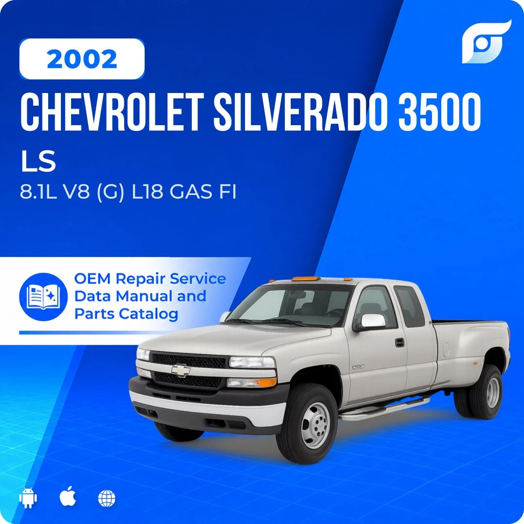 2002 Chevrolet Silverado 3500 LS - OEM Repair Service Manual