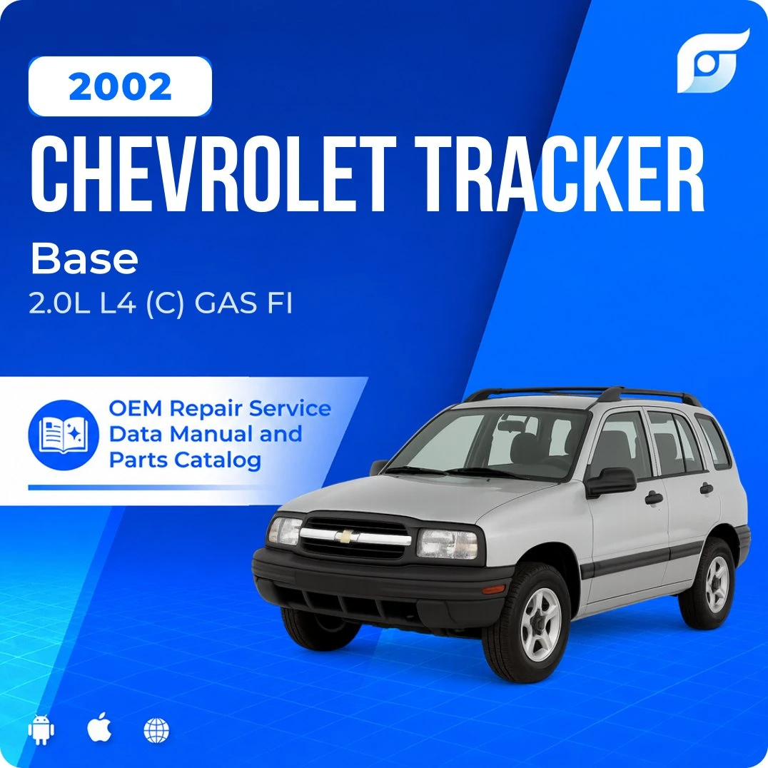 2002 Chevrolet Tracker Base - OEM Repair Service Manual