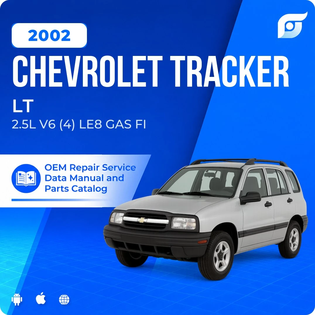 2002 Chevrolet Tracker LT - OEM Repair Service Manual
