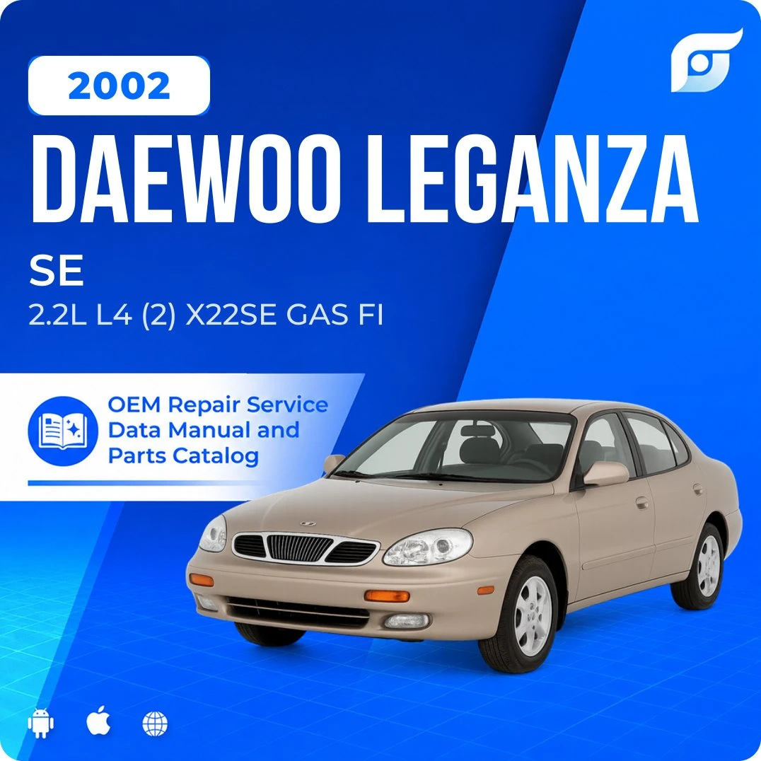 2002 Daewoo Leganza SE - OEM Repair Service Manual