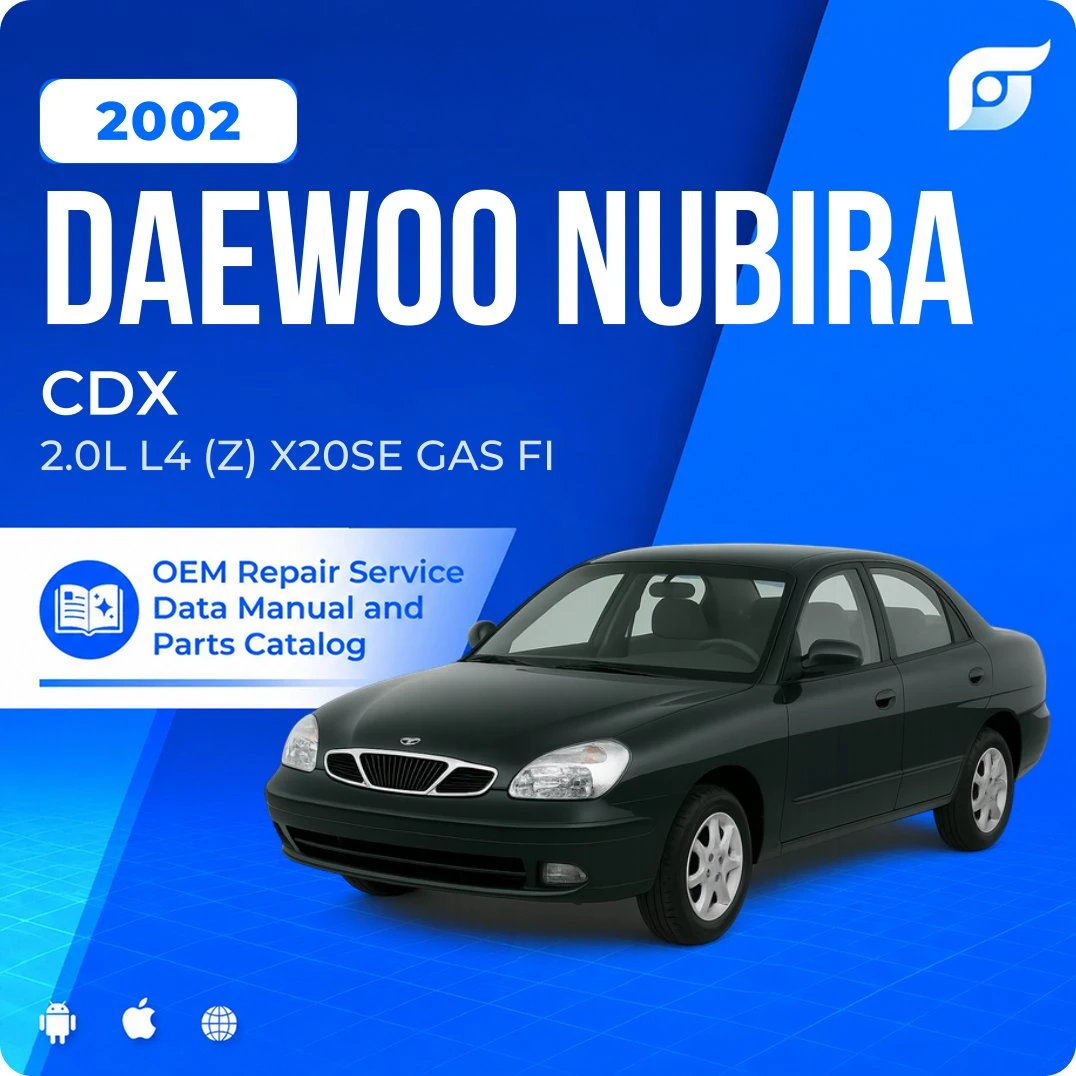 2002 Daewoo Nubira CDX - OEM Repair Service Manual