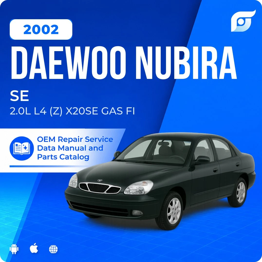 2002 Daewoo Nubira SE - OEM Repair Service Manual