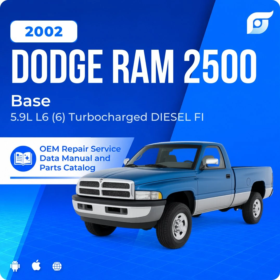 2002 Dodge Ram 2500 Base - OEM Repair Service Manual
