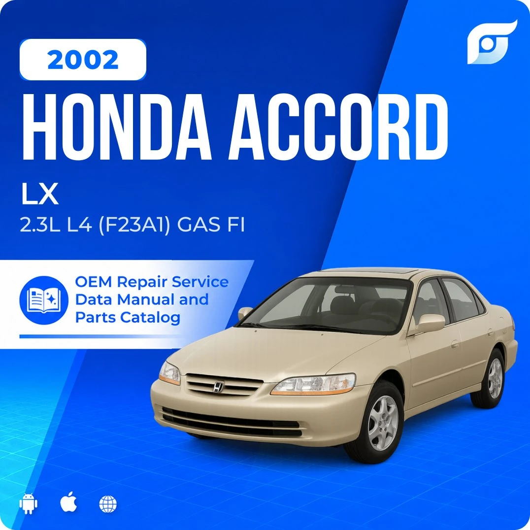 2002 Honda Accord LX - OEM Repair Service Manual