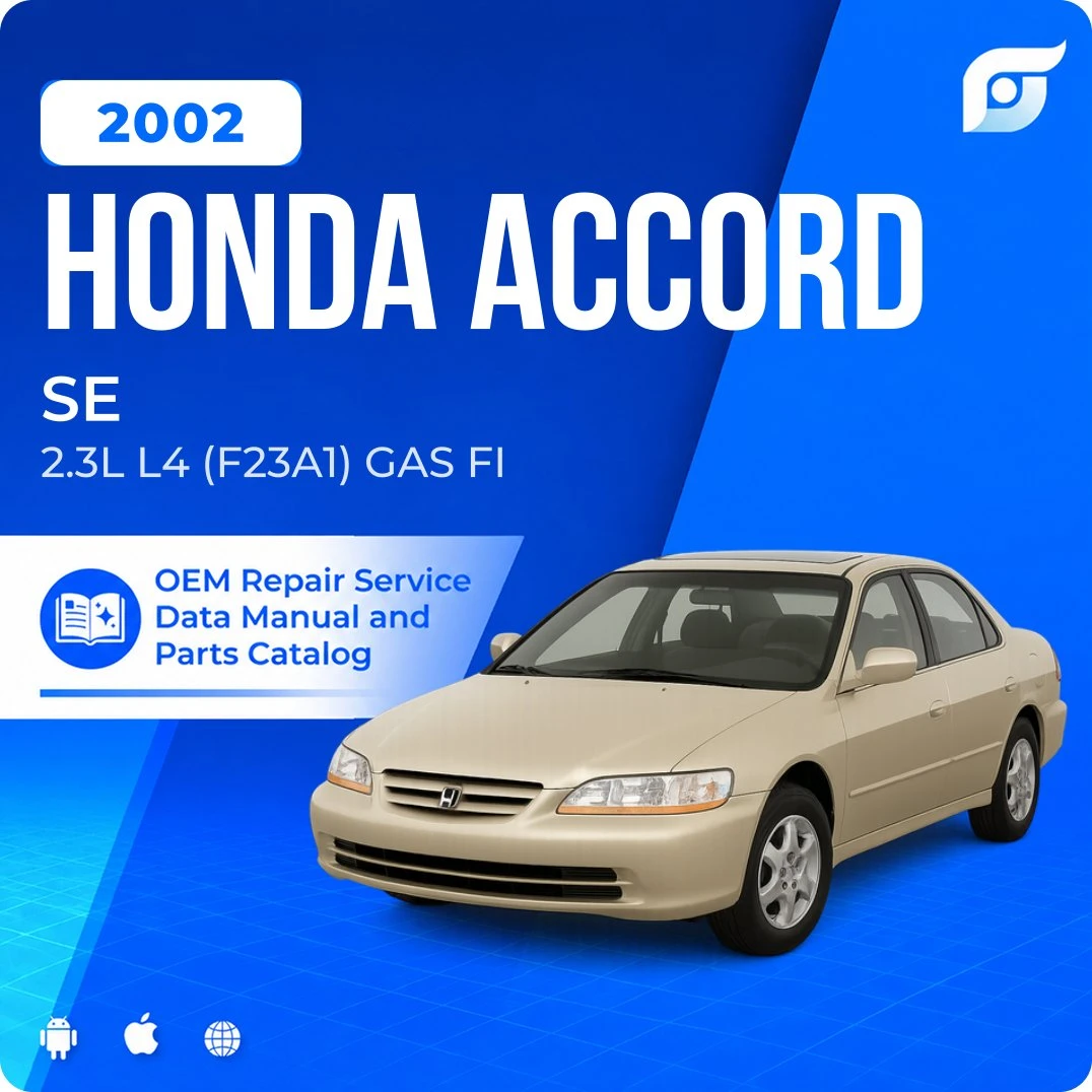 2002 Honda Accord SE - OEM Repair Service Manual