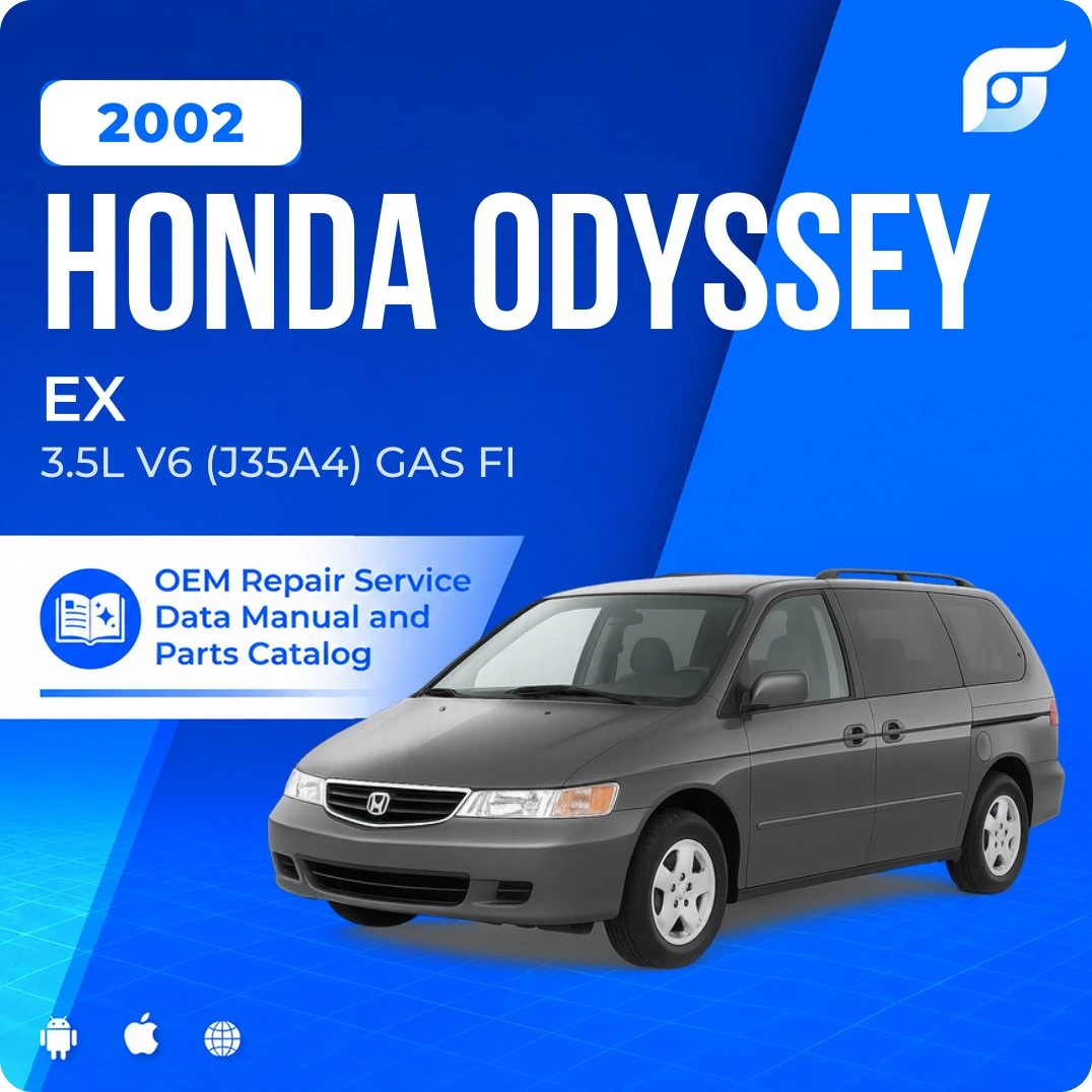 2002 Honda Odyssey EX - OEM Repair Service Manual
