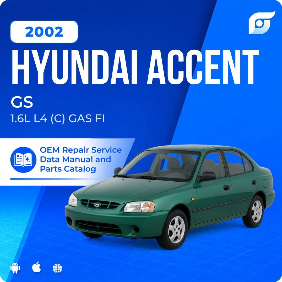 2002 Hyundai Accent GS - OEM Repair Service Manual