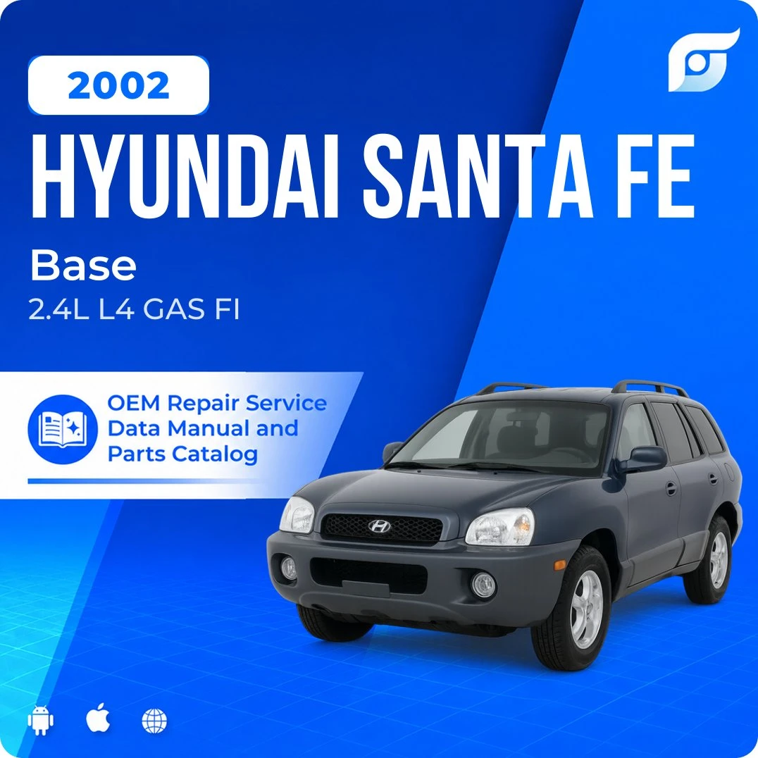 2002 Hyundai Santa Fe Base - OEM Repair Service Manual