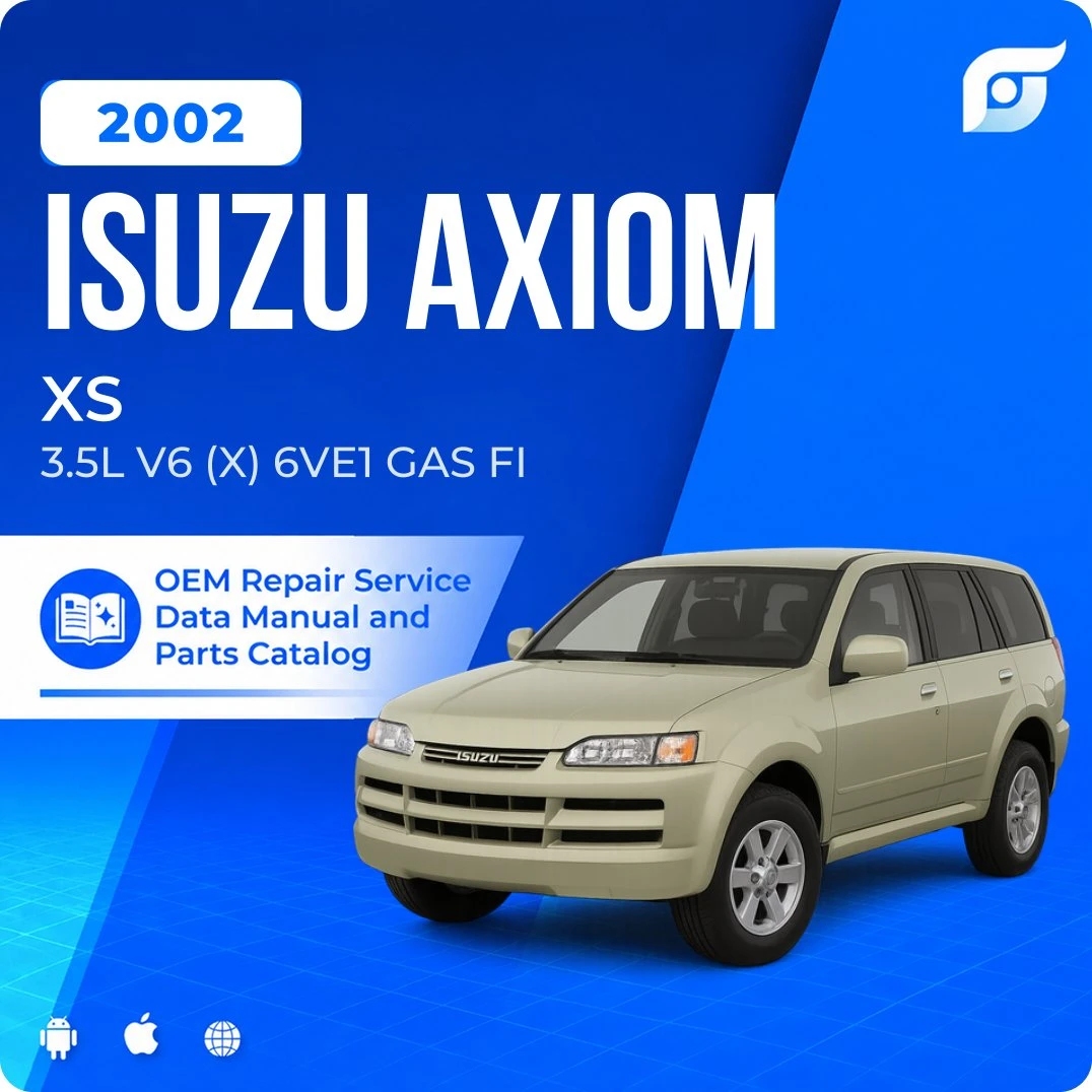 2002 Isuzu Axiom XS - OEM Repair Service Manual