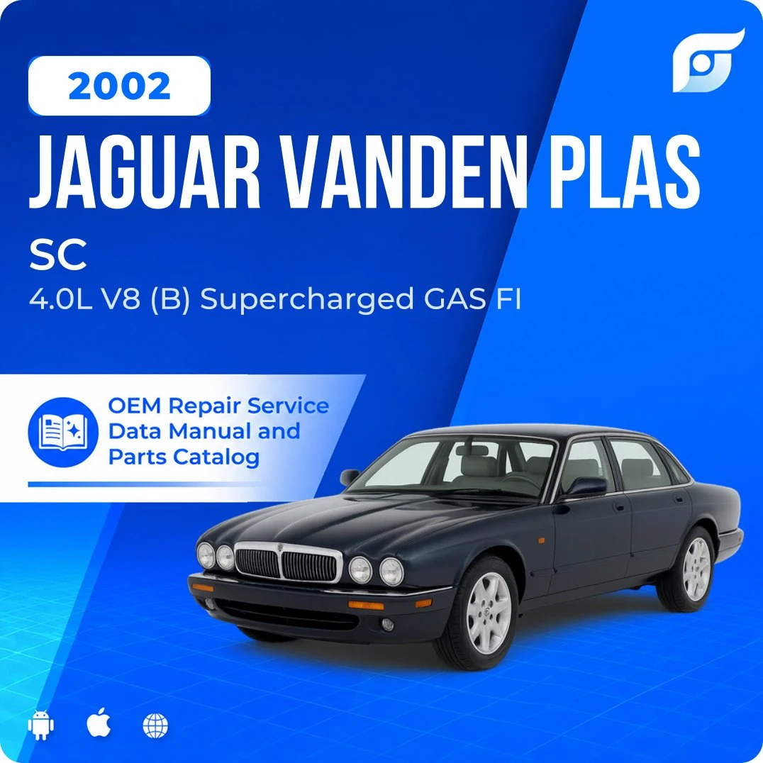 2002 Jaguar Vanden Plas SC - OEM Repair Service Manual