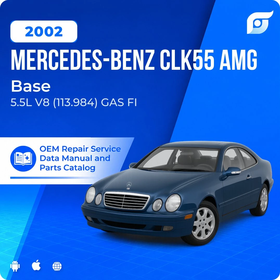 2002 Mercedes-Benz CLK55 AMG Base - OEM Repair Service Manual
