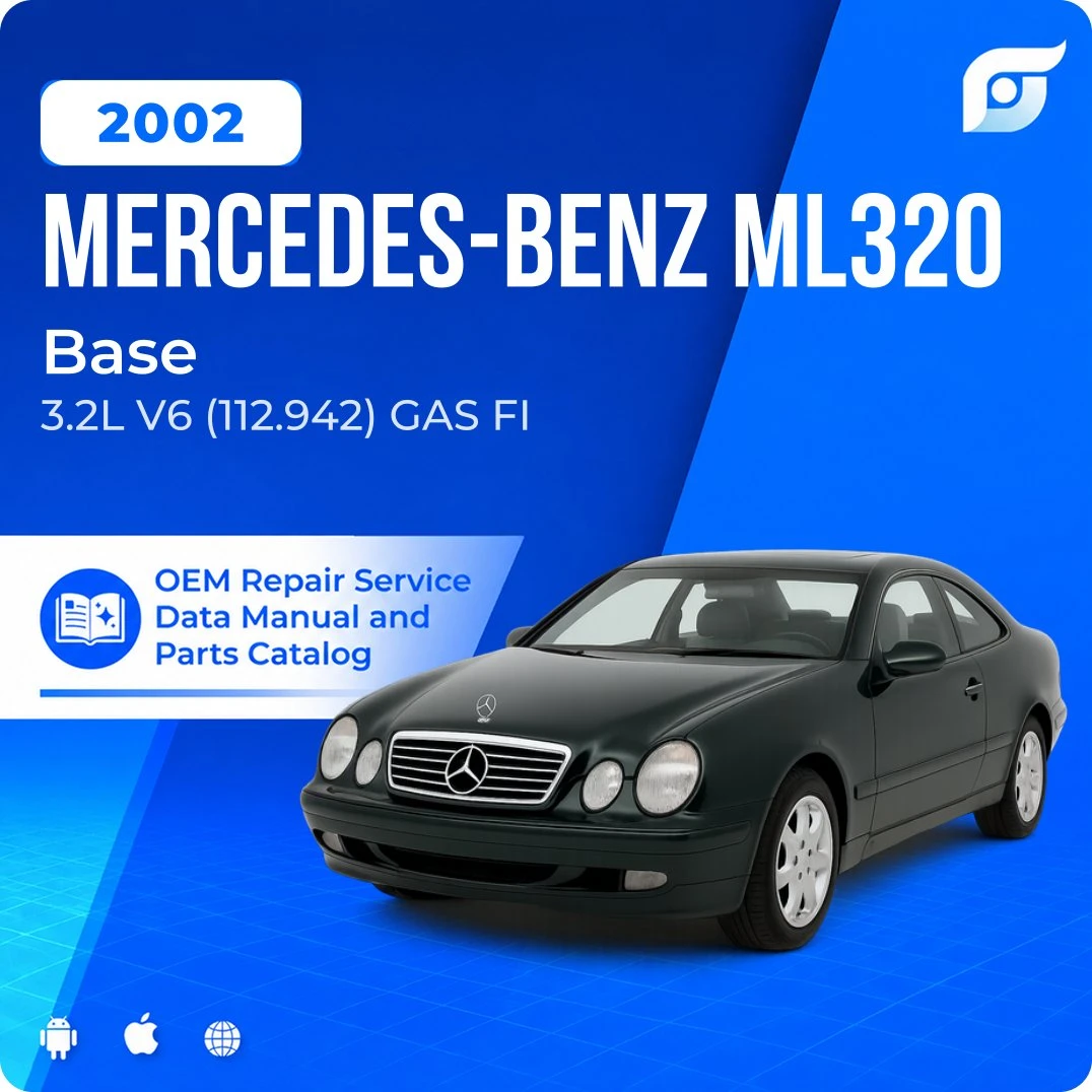 2002 Mercedes-Benz ML320 Base - OEM Repair Service Manual